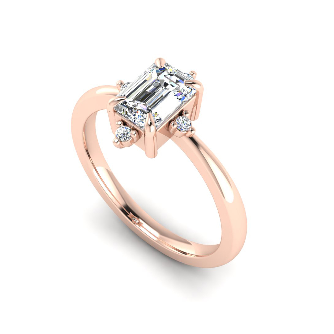 Adriana Halo Engagement Ring